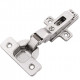 Hickory Hardware HH075222-14 Concealed Self-Closing Hinges Cabinet Hinge, Polished Nickel, Pair