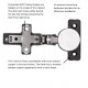 Hickory Hardware HH74723-TT Concealed Self-Closing Hinges Cabinet Hinge, Titanium, Pair