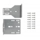 Hickory Hardware HH075215-2C Cabinet Drawer Slides Socket, Cadmium