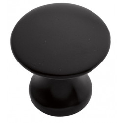 Hickory Hardware P2712-MB Luna Cabinet Knob, 1" Diameter, Matte Black