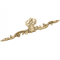 Hickory Hardware P8169-LP Manor House Cabinet Pull, Size 6"(L) x 3/4"(W), Lancaster Hand Polished