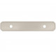 Hickory Hardware P513-SN Manor House Backplate, Size 2 1/2"(L) x 1 1/4"(W), Satin Nickel