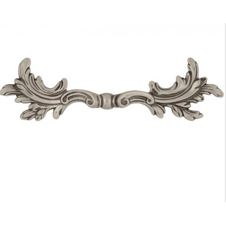 Hickory Hardware P8157-ST Manor House Cabinet Pull, Center to Center Length 3", Silver Stone