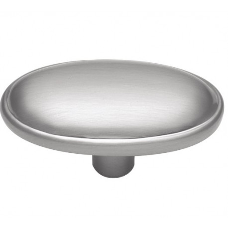 Hickory Hardware P517-SC Tranquility Cabinet Knob, Size 1 11/16"(L) x 1"(W) , Satin Silver Cloud