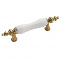 Hickory Hardware P703-W Tranquility Cabinet Pull, Center to Center Length 3", White
