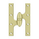 Deltana OK6038B 6"x 3-7/8" Olive Knuckle Hinge, Ball Bearing, Solid Brass