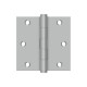 Deltana SS33U32D-R 3" x 3" Square Hinge, Residential, Pair, Finish-Brushed Stainless