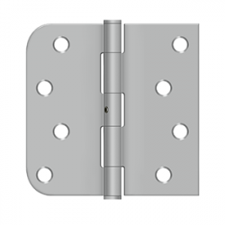 Deltana SS44058TTNRP32D 4" x 4" x 5/8" Radius x Square Corners, Riveted NRP/TT, Pair, Brushed Stainless