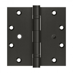 Deltana SS55BBU10B-SEC 5" x 5" Square Hinge, 2BB, Security, Stainless Steel, Oil Rubbed Bronze