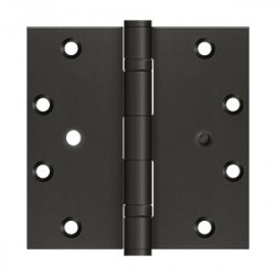 Deltana SS55BBU10B-SEC 5" x 5" Square Hinge, 2BB, Security, Stainless Steel, Oil Rubbed Bronze