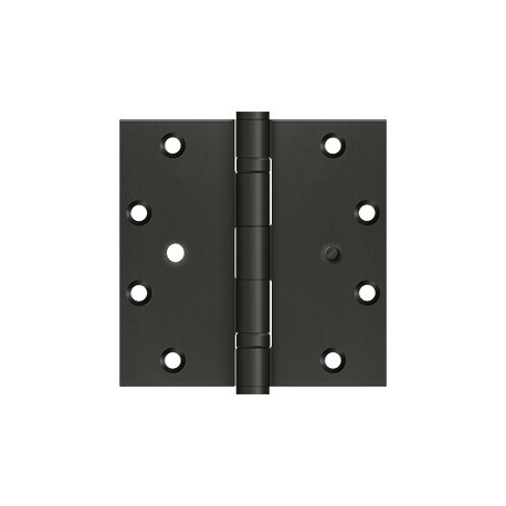 Deltana SS55BBU10B-SEC 5" x 5" Square Hinge, 2BB, Security, Stainless Steel, Oil Rubbed Bronze