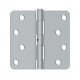 Deltana S44R4N 4" x 4" x 1/4" Radius Hinge, Residential, NRP, Pair