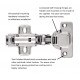 Hickory Hardware P5305-14 Concealed Self-Closing Hinges Cabinet Hinge, Polished Nickel