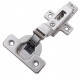 Hickory Hardware HH74722-14 Concealed Self-Closing Hinges Cabinet Hinge, Polished Nickel, Pair