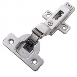 Hickory Hardware HH74722-14 Concealed Self-Closing Cabinet Hinge, Polished Nickel, Pair