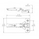 Hickory Hardware HH74720-14 Concealed Self-Closing Hinges Cabinet Hinge, Polished Nickel, Pair