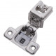 Hickory Hardware HH74718-14 Concealed Self-Closing Hinges Cabinet Hinge, Polished Nickel, Pair