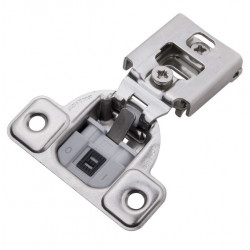 Hickory Hardware HH74716-14 Concealed Self-Closing Cabinet Hinge, Polished Nickel, Pair