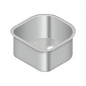 Deltana SSS18518509SBU Stainless Steel Sink, 18-1/2" x 18-1/2" x 9", Finish-Brushed Stainless