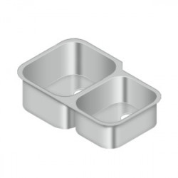 Deltana SSS32205DBU Stainless Steel Sink, 31-1/2" x 20-1/2", Finish-Brushed Stainless