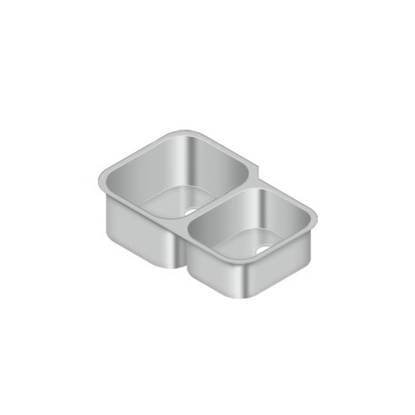 Deltana SSS32205DBU Stainless Steel Sink, 31-1/2" x 20-1/2", Finish-Brushed Stainless