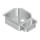Deltana SSS32215DBU Stainless Steel Sink, 32" x 21-1/2", Finish-Brushed Stainless