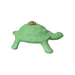 Deltana DHB-TURTLE Turtle Sprinkler, Finish-Green