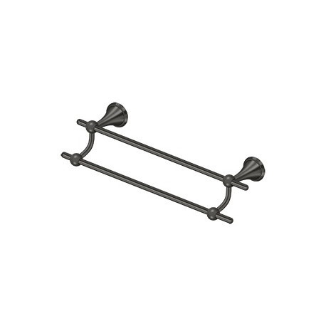 Deltana KH2006 KH Series, 24" Double Towel Bar, Solid Brass