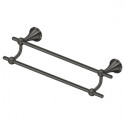 Deltana KH2006 KH Series, 24" Double Towel Bar, Solid Brass