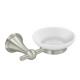 Deltana KH2012 KH Series, Soap Dish w/ Frosted Glass, Solid Brass