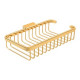 Deltana WBR1052 10" Rectangular Wire Basket, Solid Brass