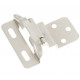 Hickory Hardware P6 Self-Closing Semi-Concealed Cabinet Hinge, Pair