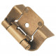 Hickory Hardware P5710F Self-Closing Semi-Concealed Cabinet Hinge, Pair