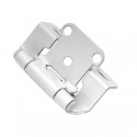 Hickory Hardware P2710F Self-Closing Semi-Concealed Cabinet Hinge, Pair