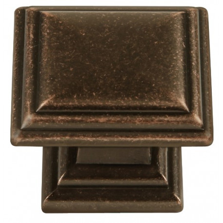 Hickory Hardware HH74639 Somerset Square Cabinet Knob, Length 1 5/16"