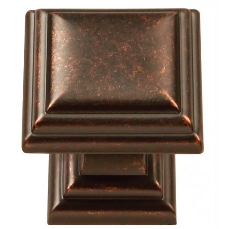 Hickory Hardware HH74554 Somerset Square Cabinet Knob, Length 1 1/16"