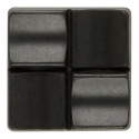 Hickory Hardware P3457 Tidal Square Cabinet Knob, 1" Diameter