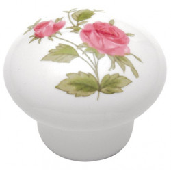 Hickory Hardware P60 Tranquility Cabinet Knob, Pink Rose