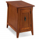 Design House 10032-RS Mission Cabinet End Table In Russet