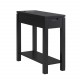 Design House 9080 Cade 1-Drawer Chairside Table w/ AC/USB Charging