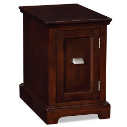 Design House 81401 1-Door Cabinet End Table In Chocolate Cherry