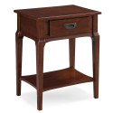 Design House 22022 Stratus 1-Drawer Nightstand In Heartwood Cherry