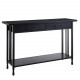 Design House 11233 Ironcraft 2-Drawer Console Sofa Table