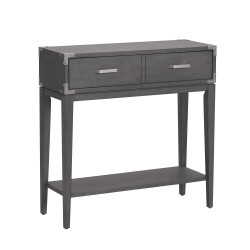 Design House 24032 Beckett 1-Drawer Hall Stand In Anthracite