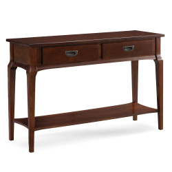Design House 22033 Stratus 2-Drawer Sofa Table In Heartwood Cherry