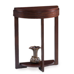 Design House 10110-CH Demilune Hall Stand In Chocolate Cherry