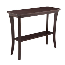 Design House 10332 Boa Console Table In Chocolate Oak