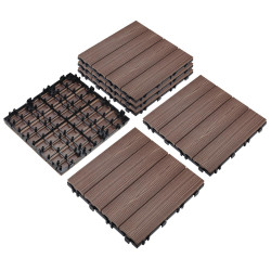 Design House 844 Square Deck Tiles, Pack Of 6