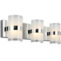 Design House 577783 Haswell LED 3-Light Integrated Bath Light In Polished Chrome
