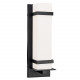Design House 588590-BLK Davis Wall Light In Matte Black w/ Frosted Glass